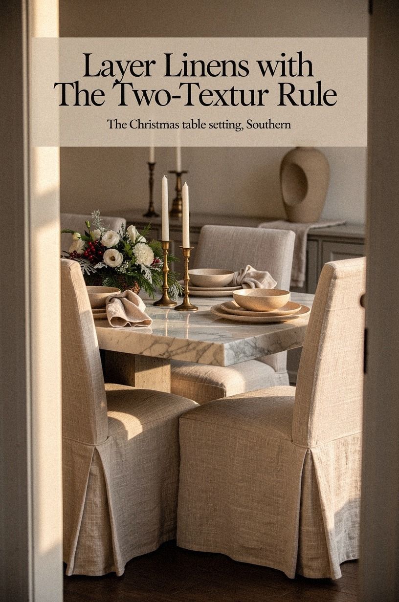Layer Linens with The Two-Texture Rule