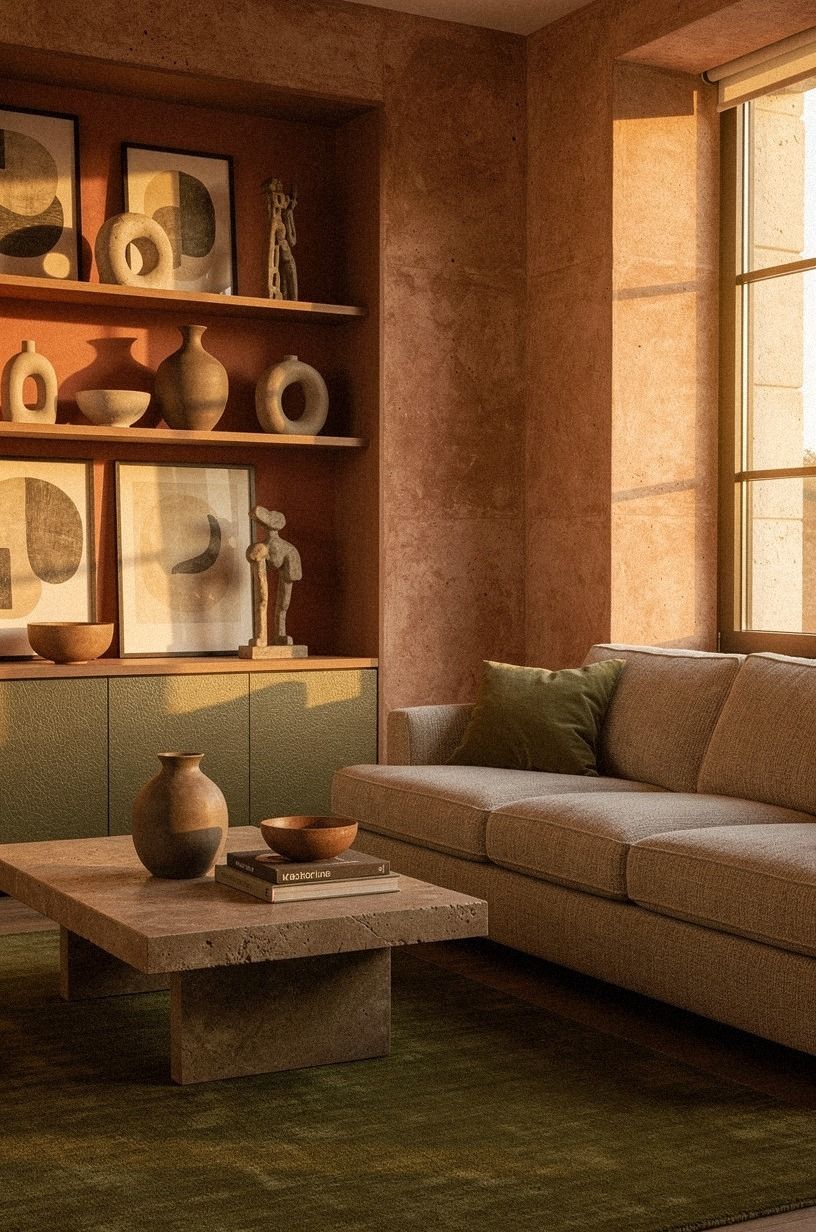 Swap red ribbon for earthy texture