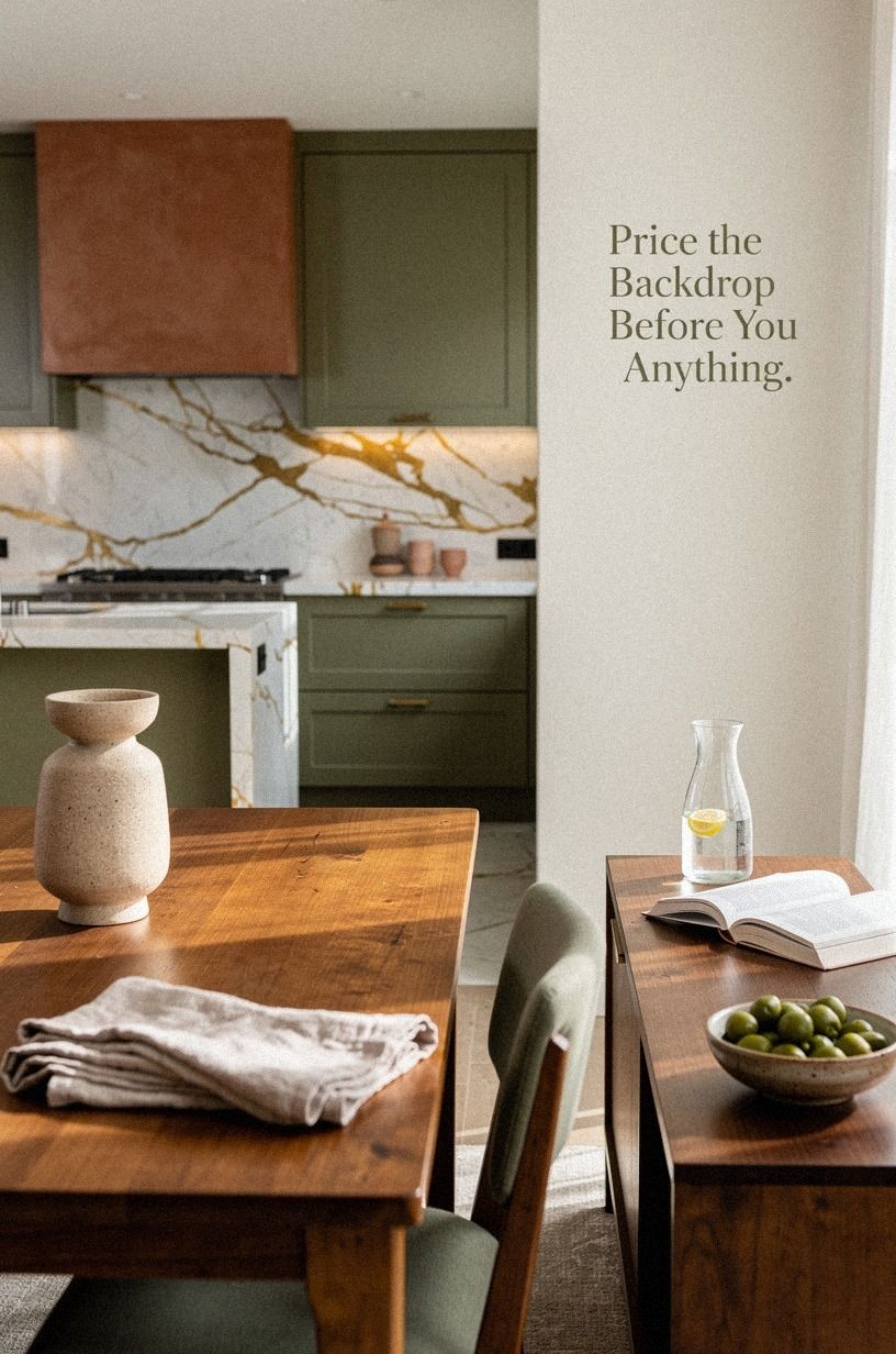 Price the Backdrop Before You Buy Anything