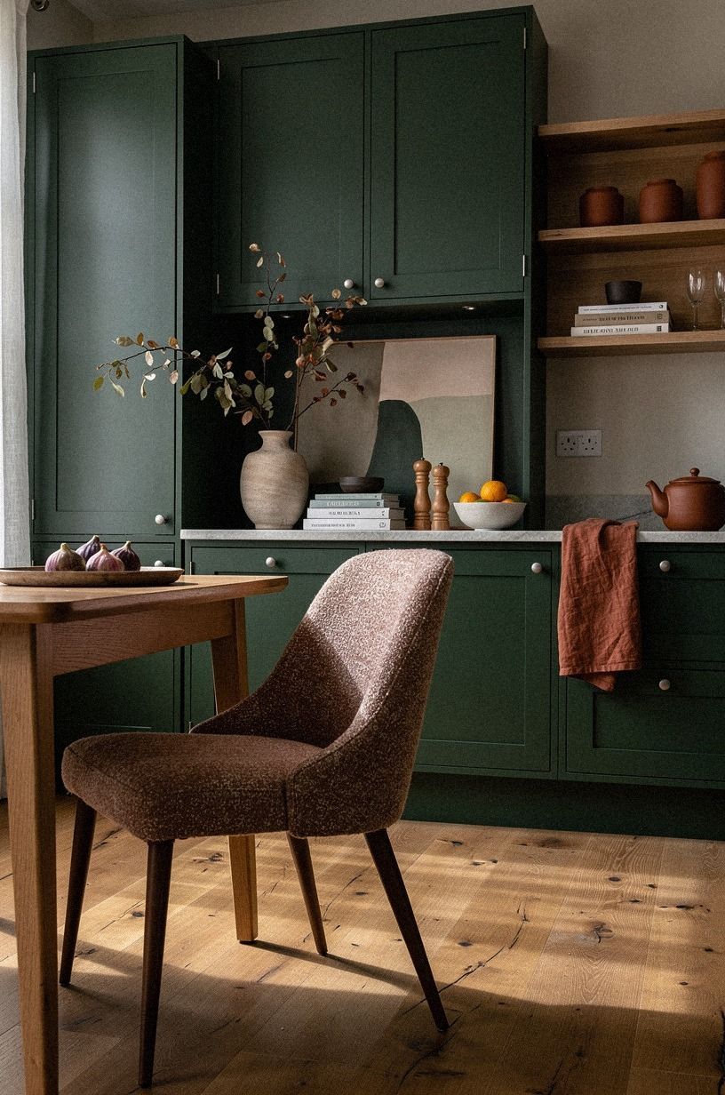 Swap Shiny Red for Farrow & Ball Studio Green