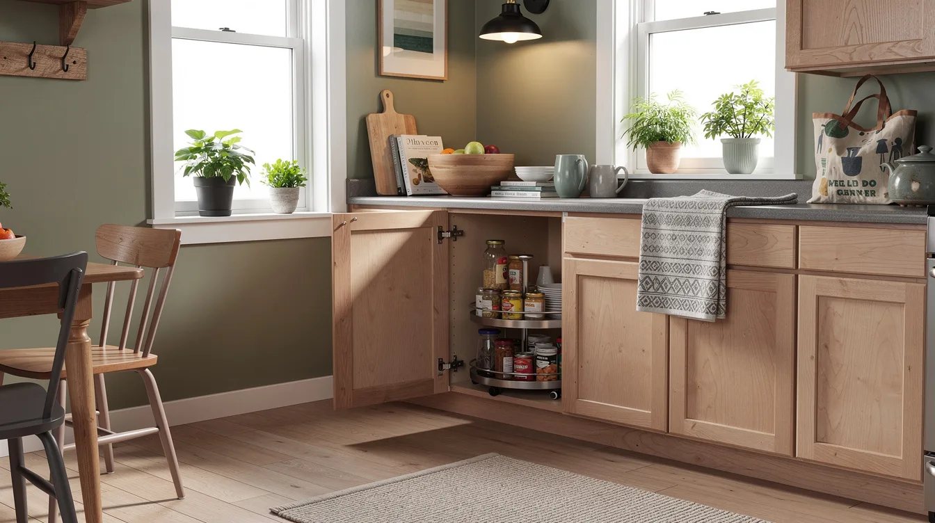 Give the Corner Cabinet a Turntable