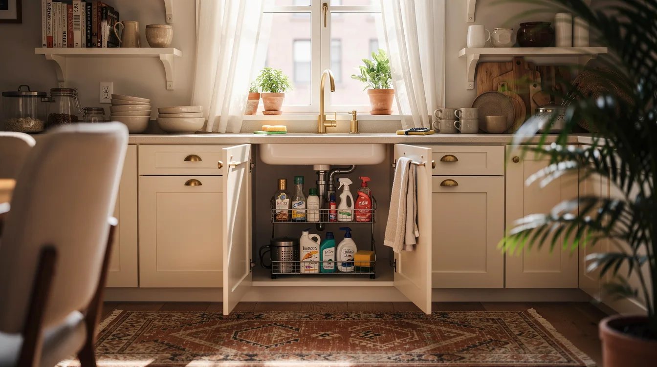 Use a Sink-Cabinet Caddy