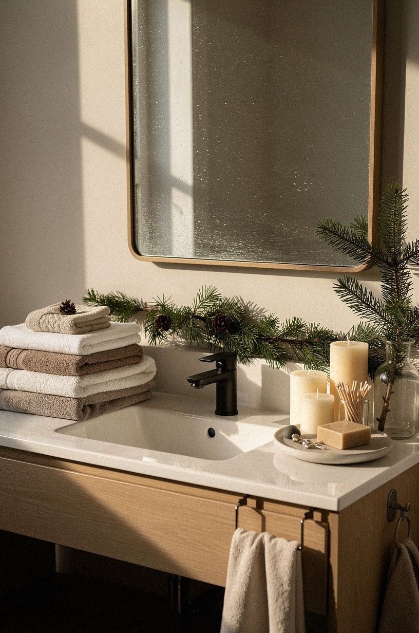Choose Candles Over Clutter for a Welcoming Finish