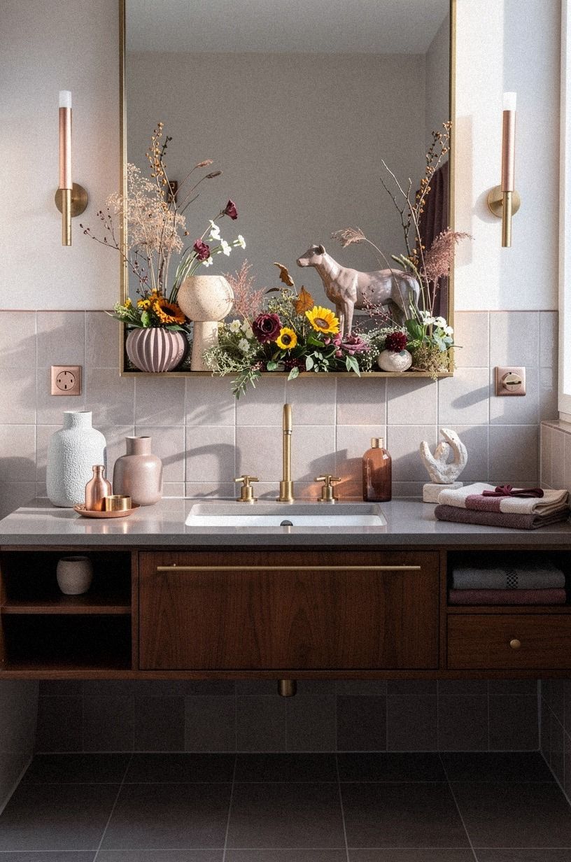 Swap the Mirror Frame for a Seasonal Focal Point