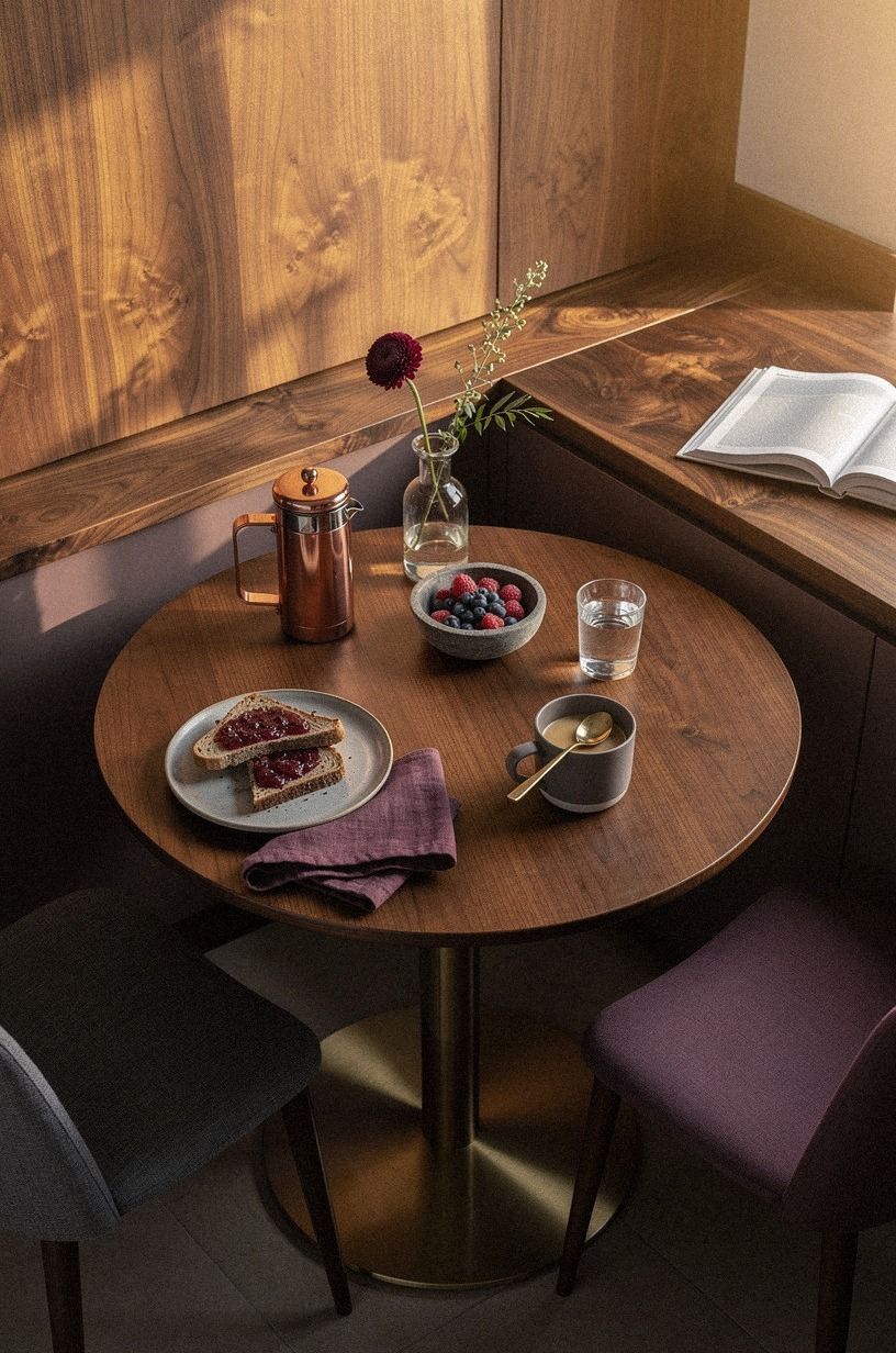 Make a Small Breakfast Corner Feel Collected
