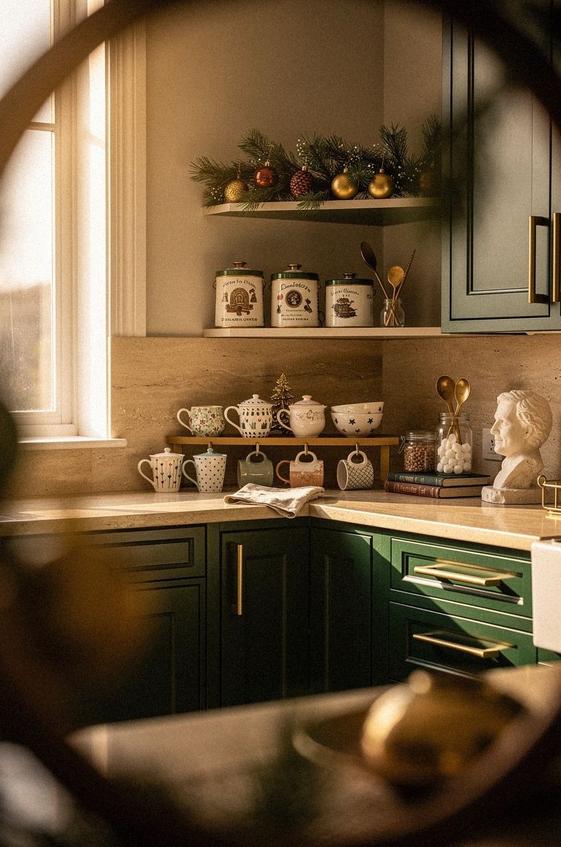 Add a Kid-Level Mug Shelf for Easy Serving