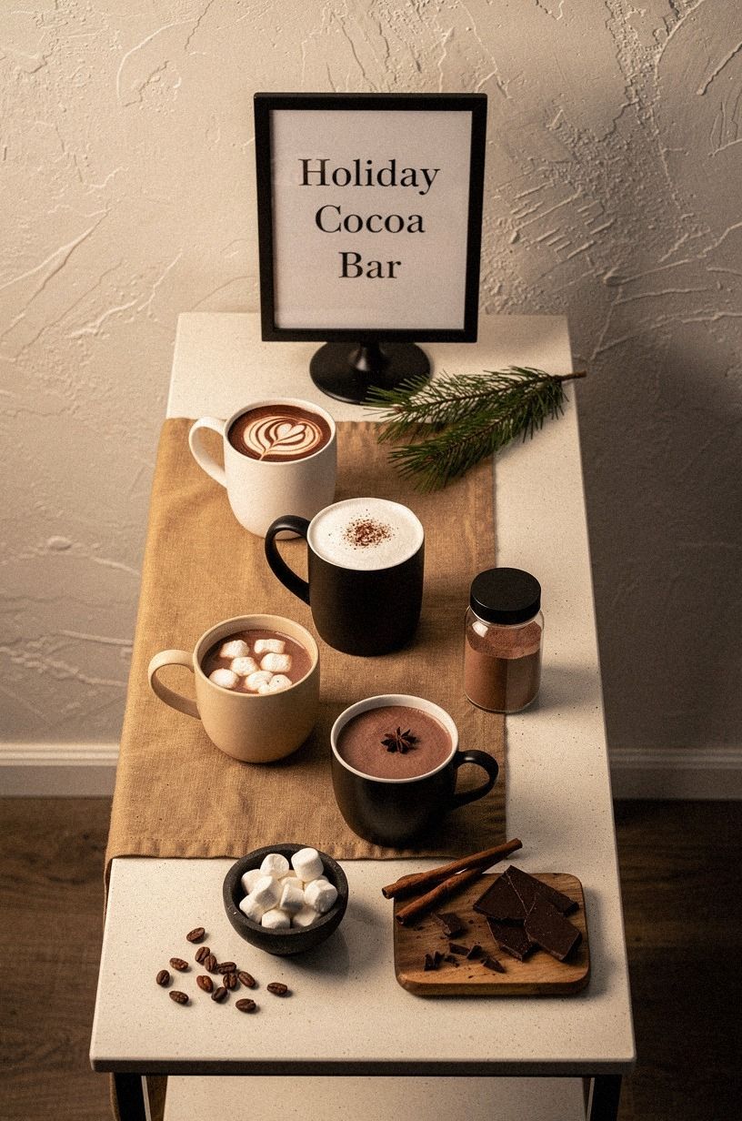 Finish with a Signature Cocoa Flight