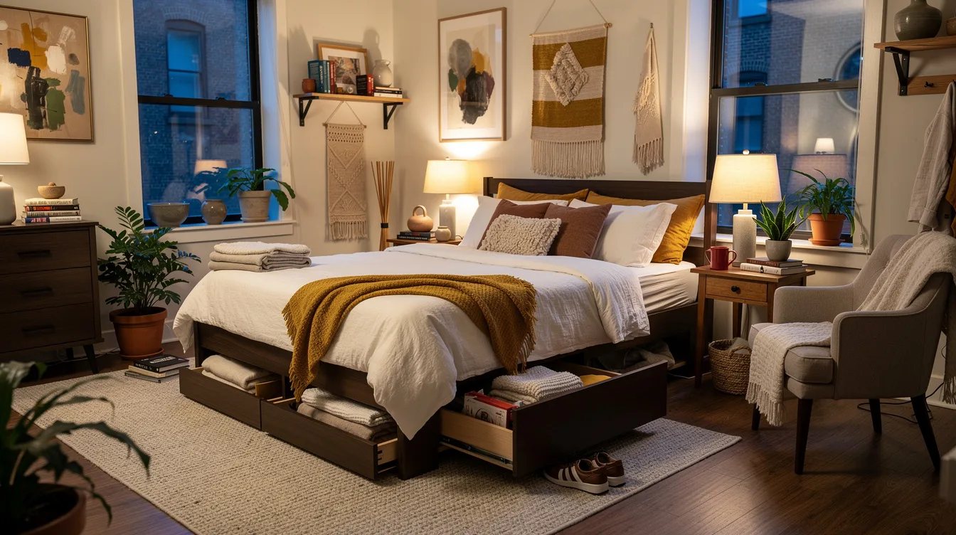Choose a Bed Frame With Built-In Storage