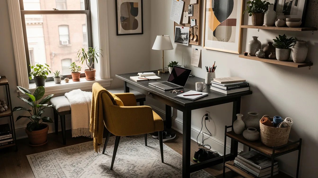 Build a Work Corner Around One Surface