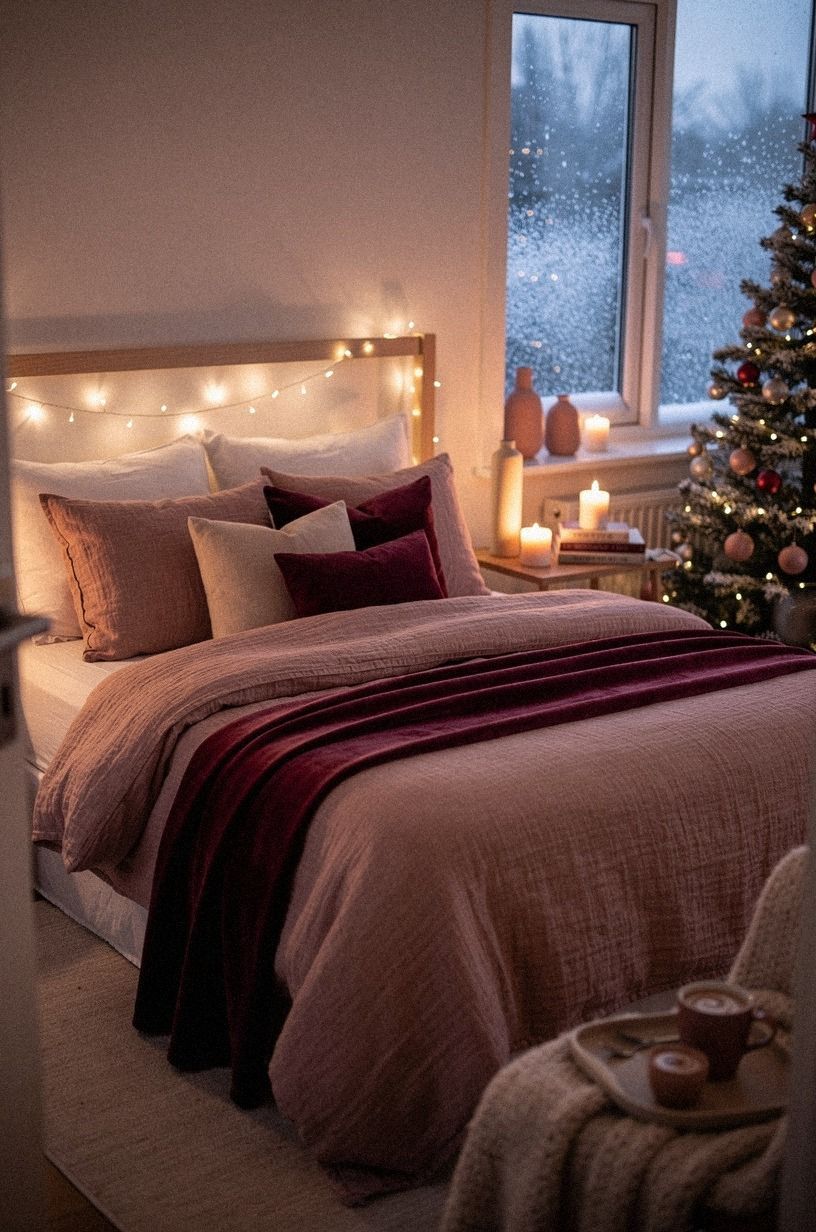 Choose Berry and Blush Over Bright Red