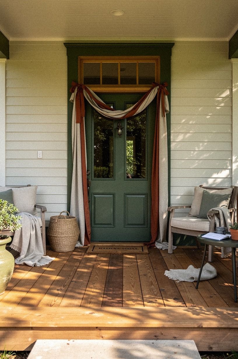 Frame the Door With Ribbon Instead