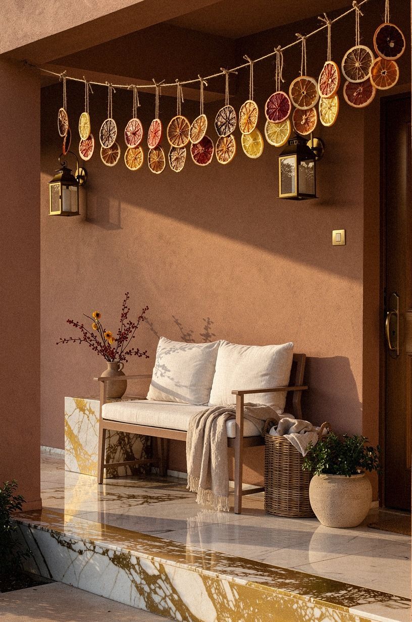 Hang a Dried Citrus Garland