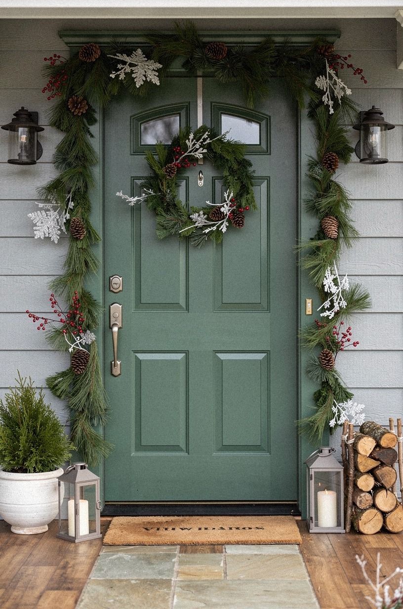 Paint the Door a Winter Color