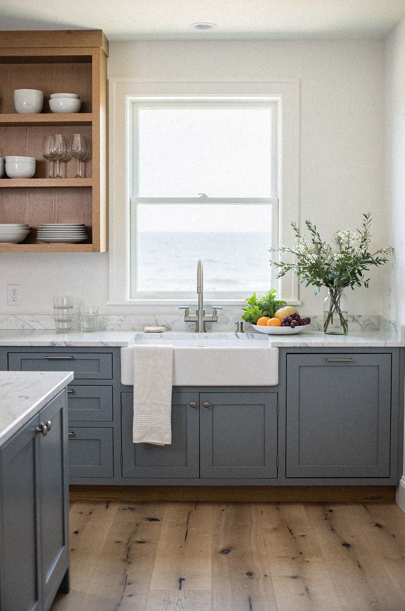Choose Benjamin Moore White Dove for the Uppers