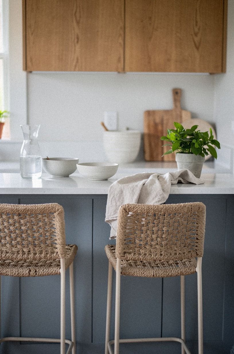 Layer Soft Coastal Texture With Woven Pieces