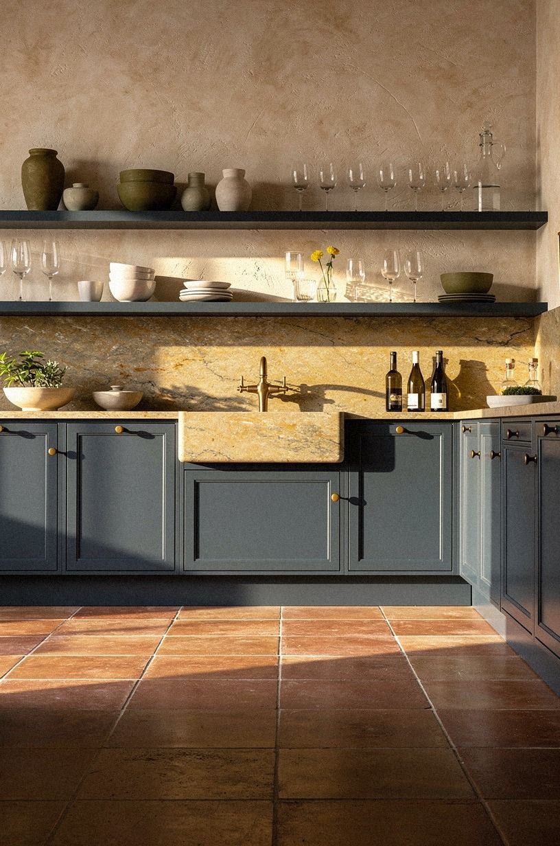 I Added Blue & Oak to My Kitchen, Finally Got That Calm Coastal Feel