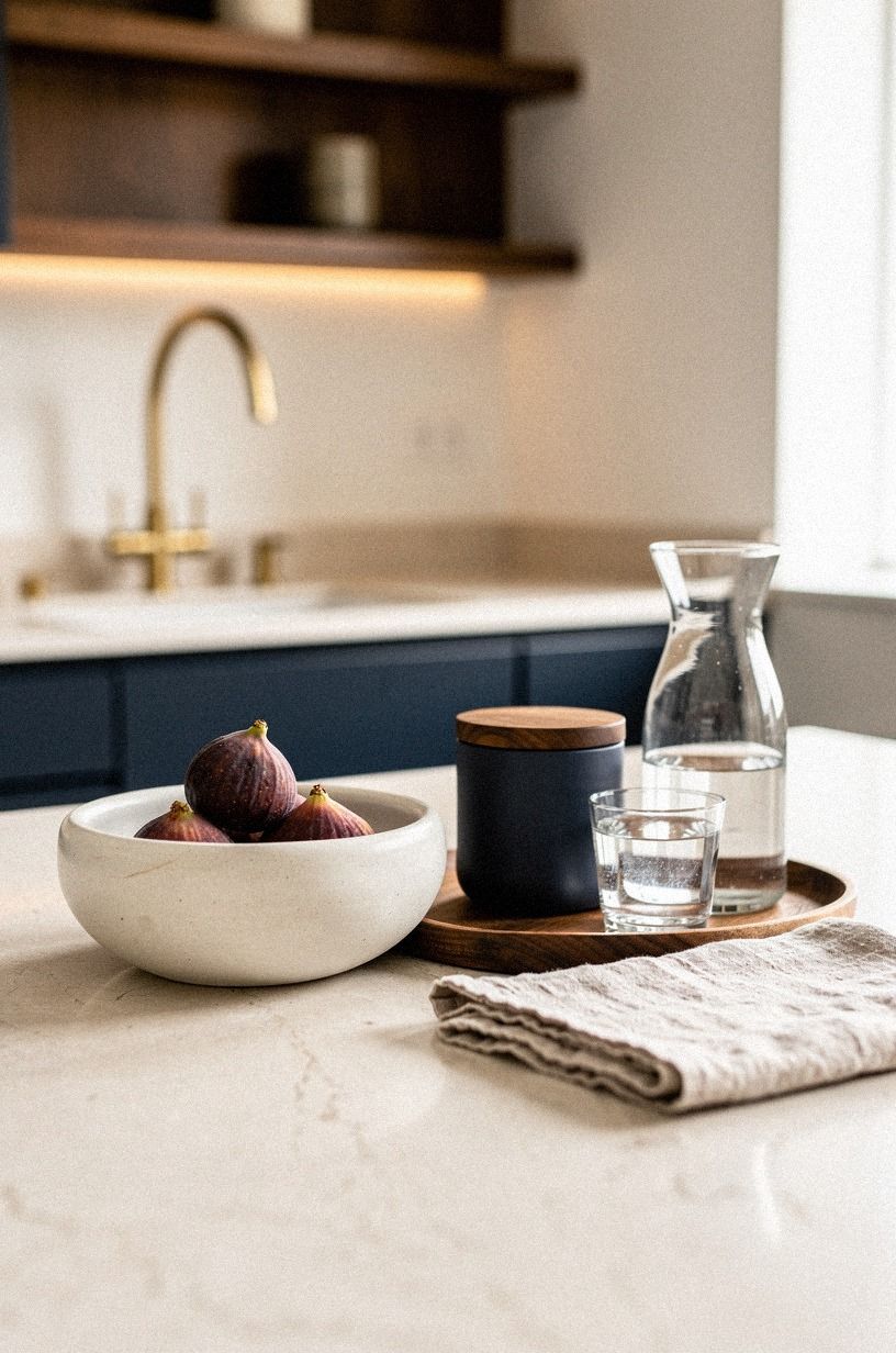 Style the Counter With Useful Objects