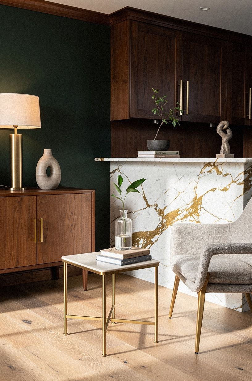 Choose Dark Walnut Over Matching Oak