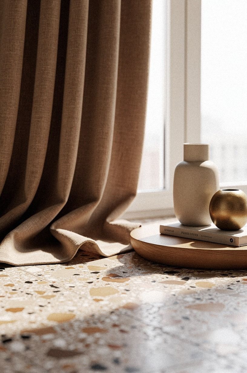 Dress Windows with the Floor-Length Drop