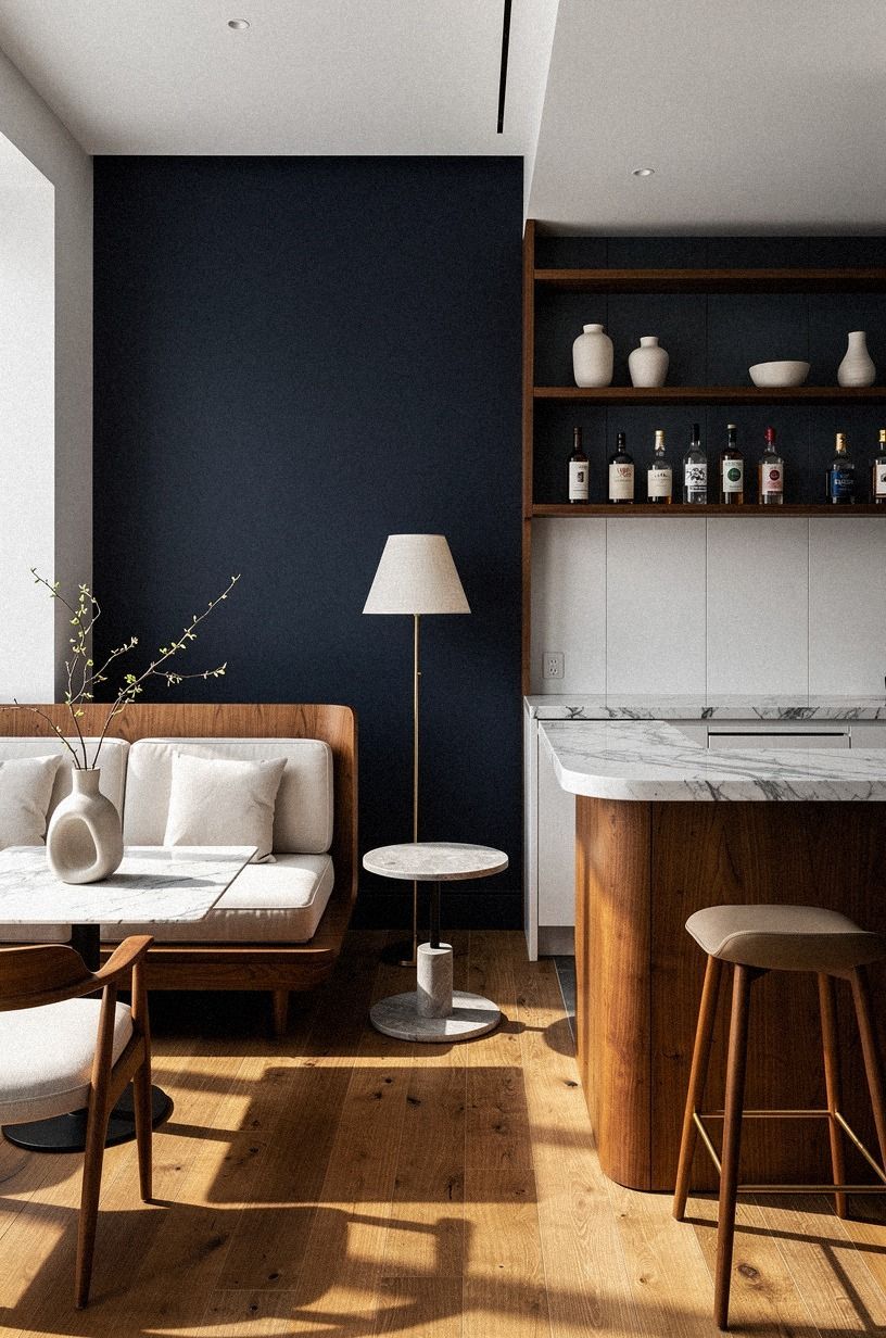 Paint the Ink Wall Rule for Your Moody Speakeasy