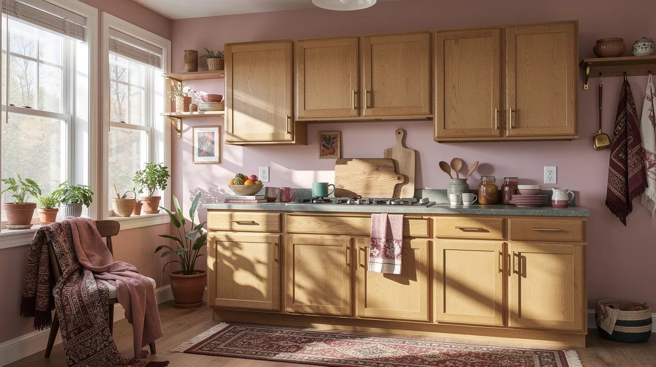 Paint the Oak Before Replacing the Cabinets