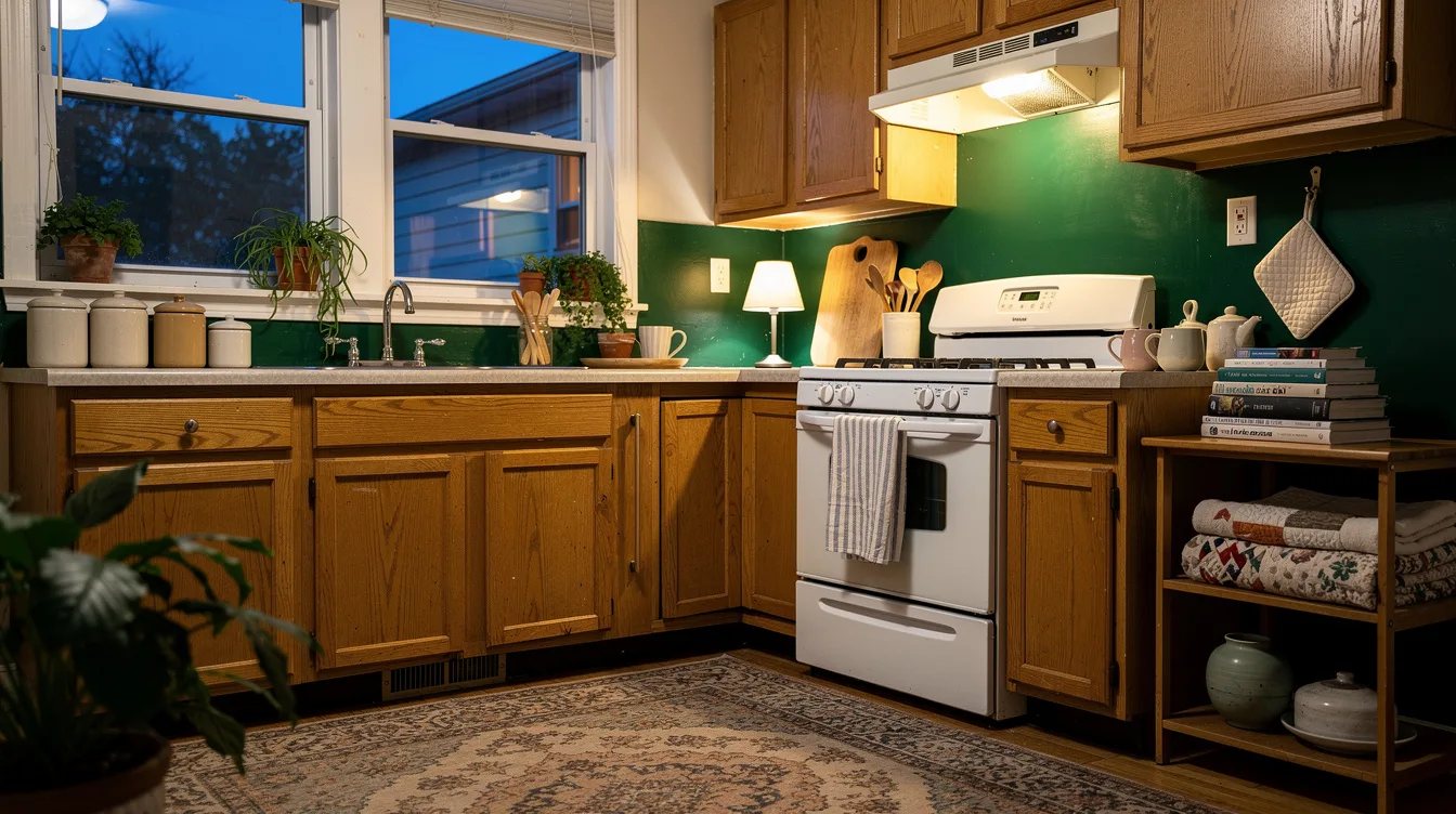Paint the Backsplash Wall for Contrast