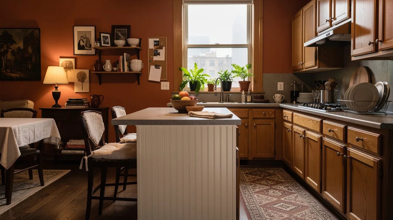 Cover an Island End With Painted Beadboard