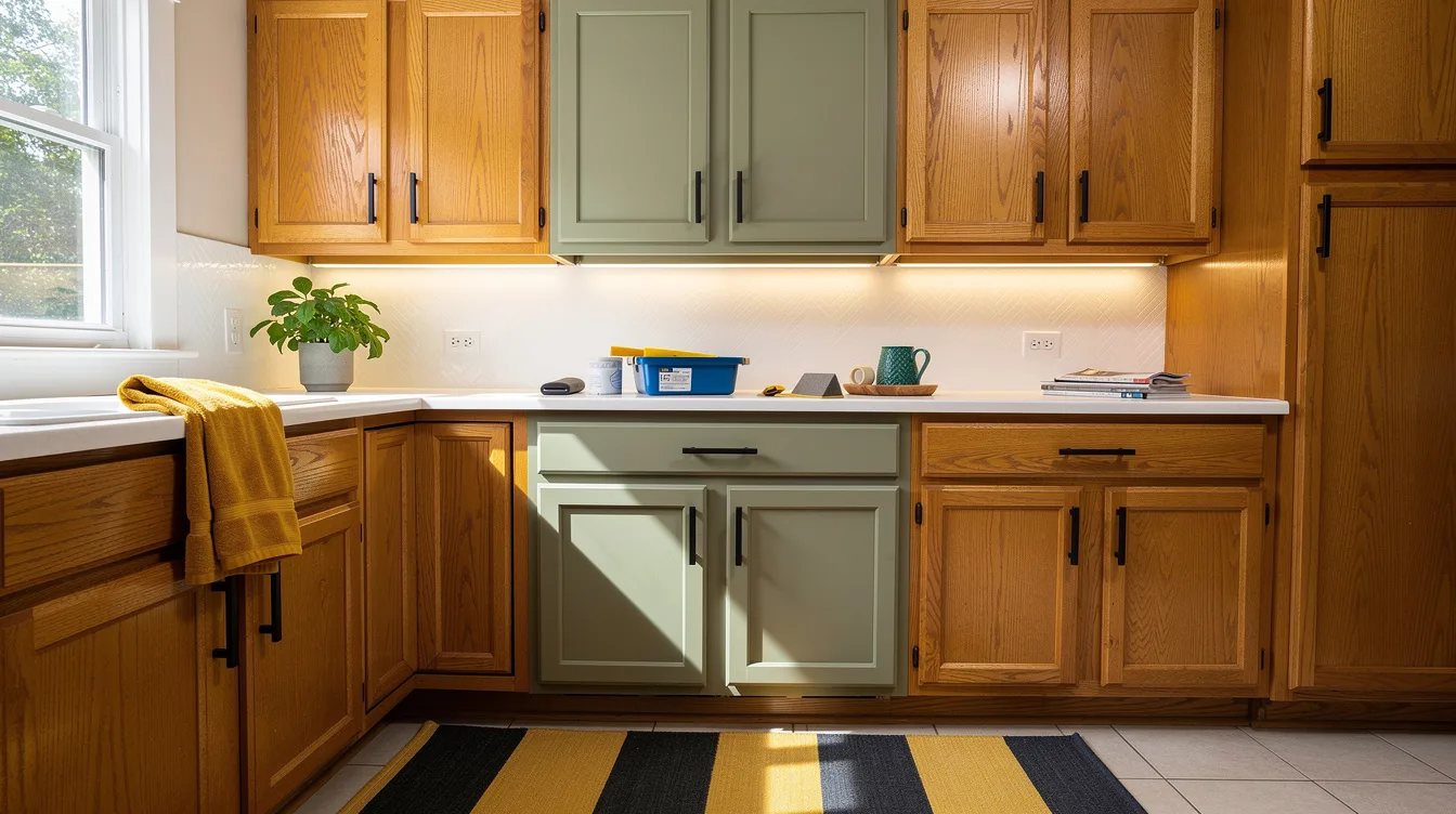 Dated Oak Kitchen? 14 Home Depot Fixes That Fake a Reno