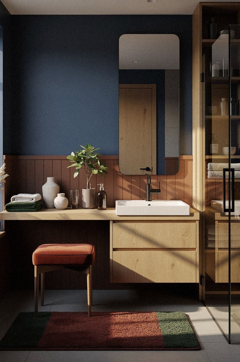 Hague Blue No. 30 Above the Brown