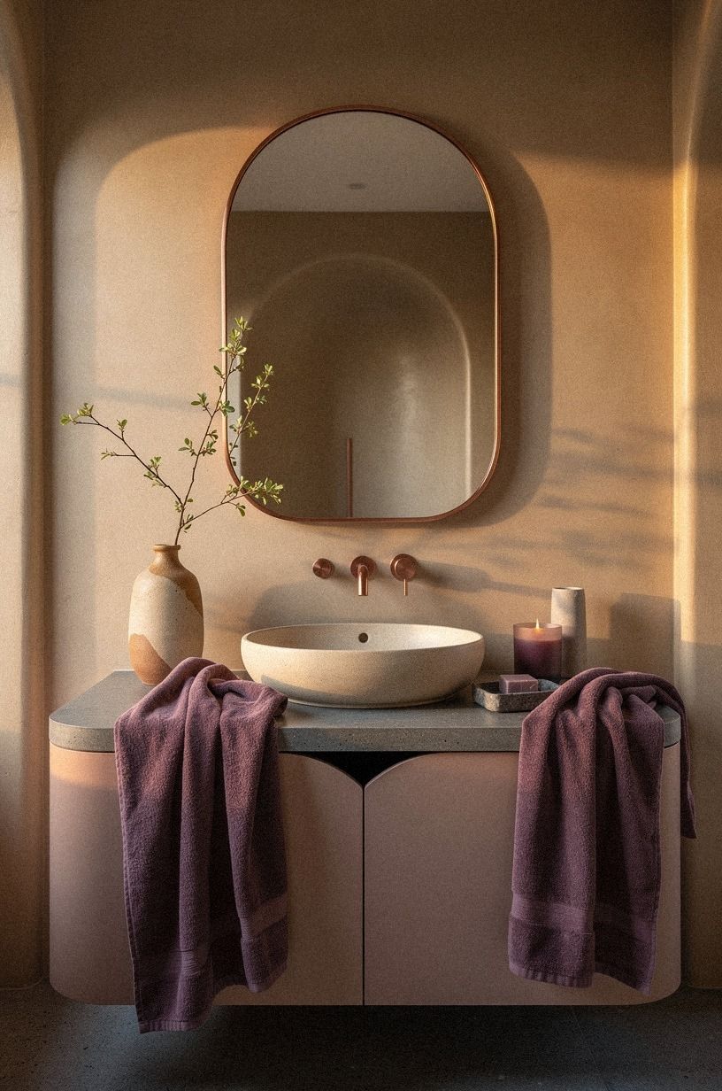 15 Warm Brown Powder Room Ideas That Quietly Replace All-White