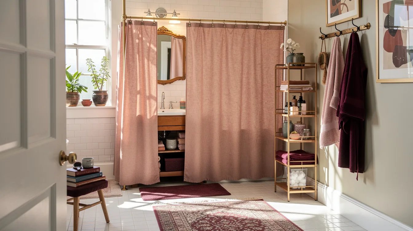 Hide Exposed Storage Behind a Fabric Panel