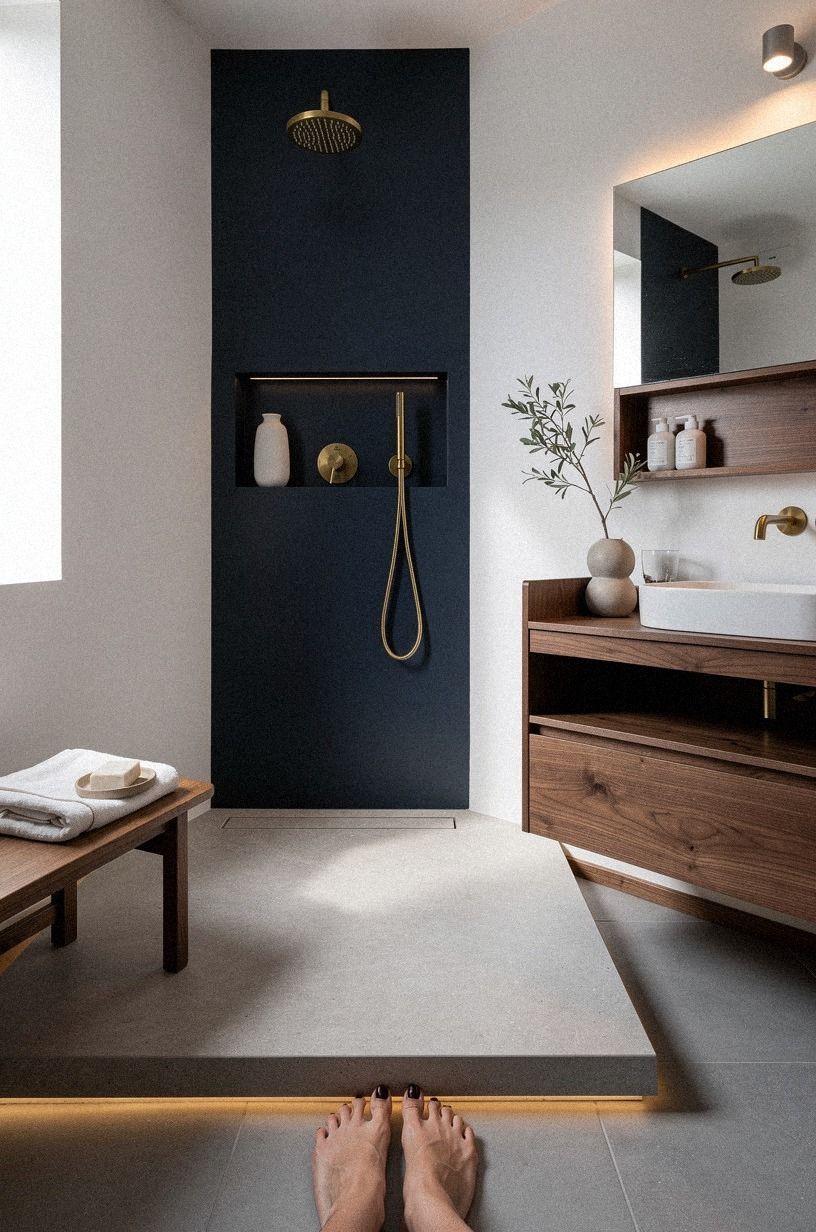 Float a Stone-Look Shower Base