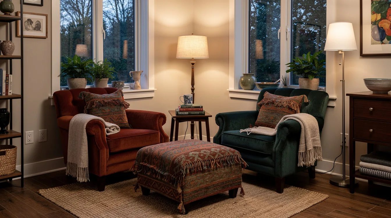 Build an L With Two Compact Chairs