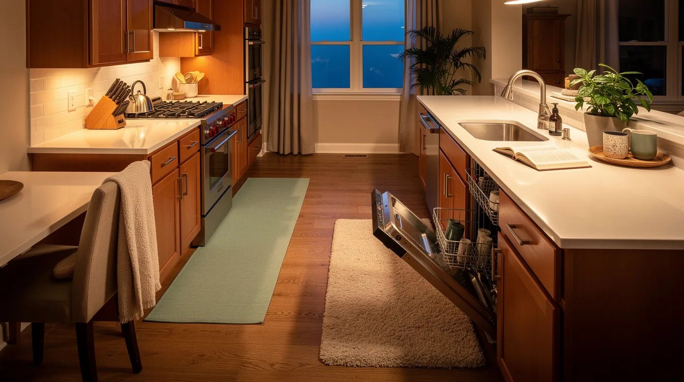 Kitchen Rug Eating Your Walking Route? 12 Target Placement Fixes