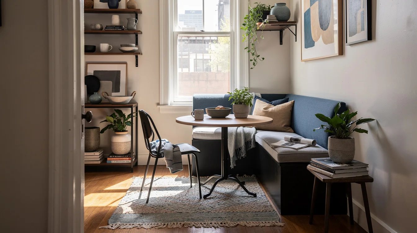 Turn the Dead Corner Into a Dining Nook