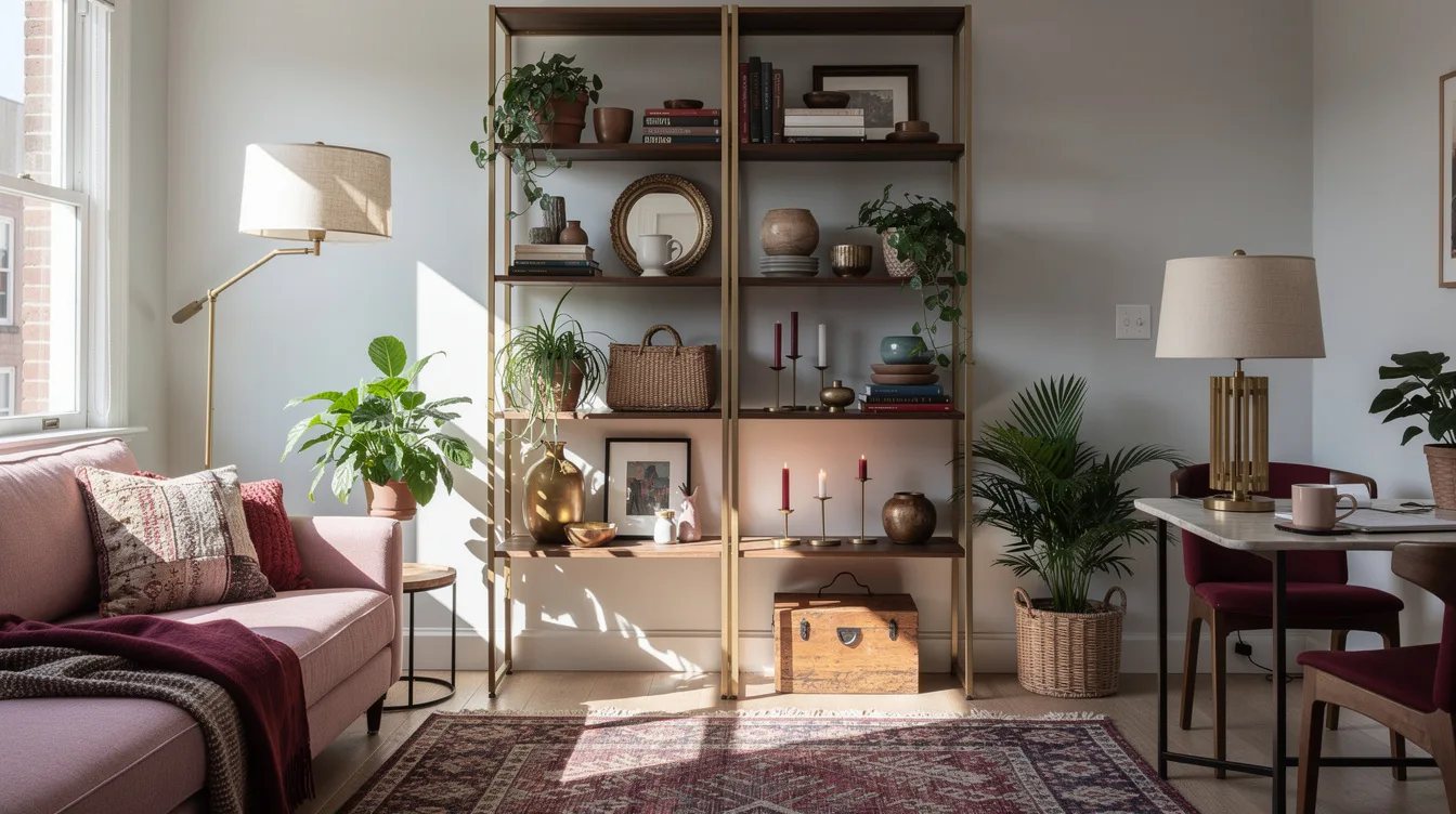 Divide the Room With Open Shelving