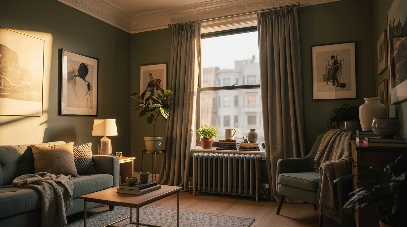 Hang Curtains Outside the Window Frame