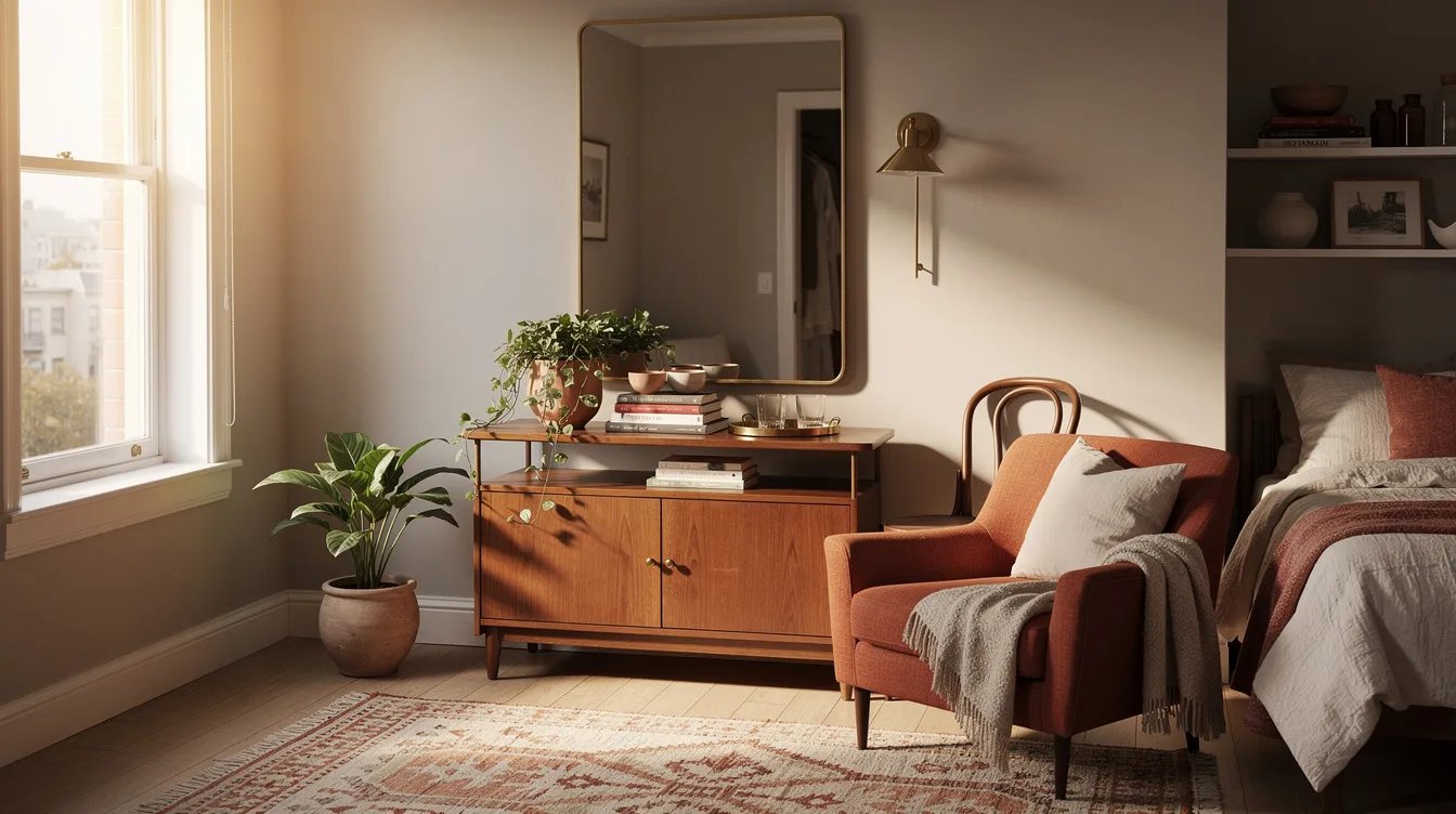 Place a Mirror Across From the Brightest Window