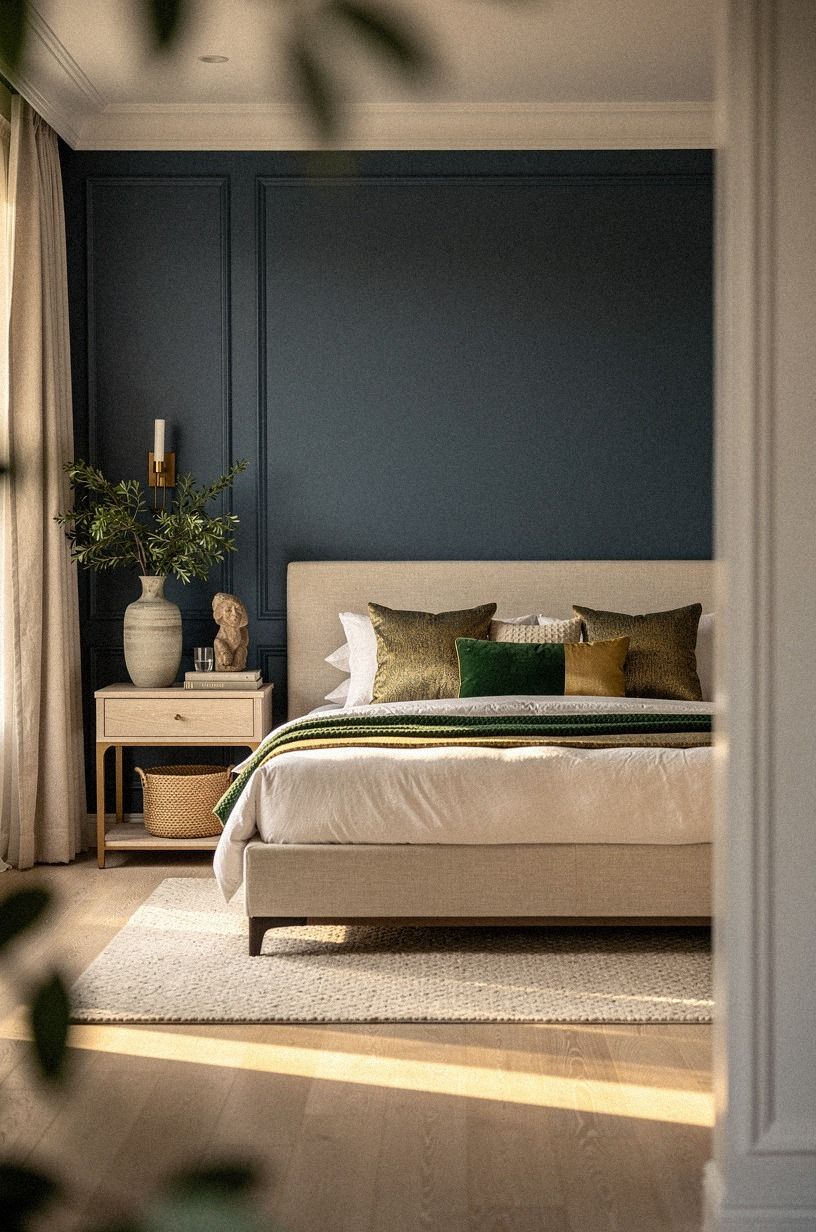 Anchor the Room with Hague Blue