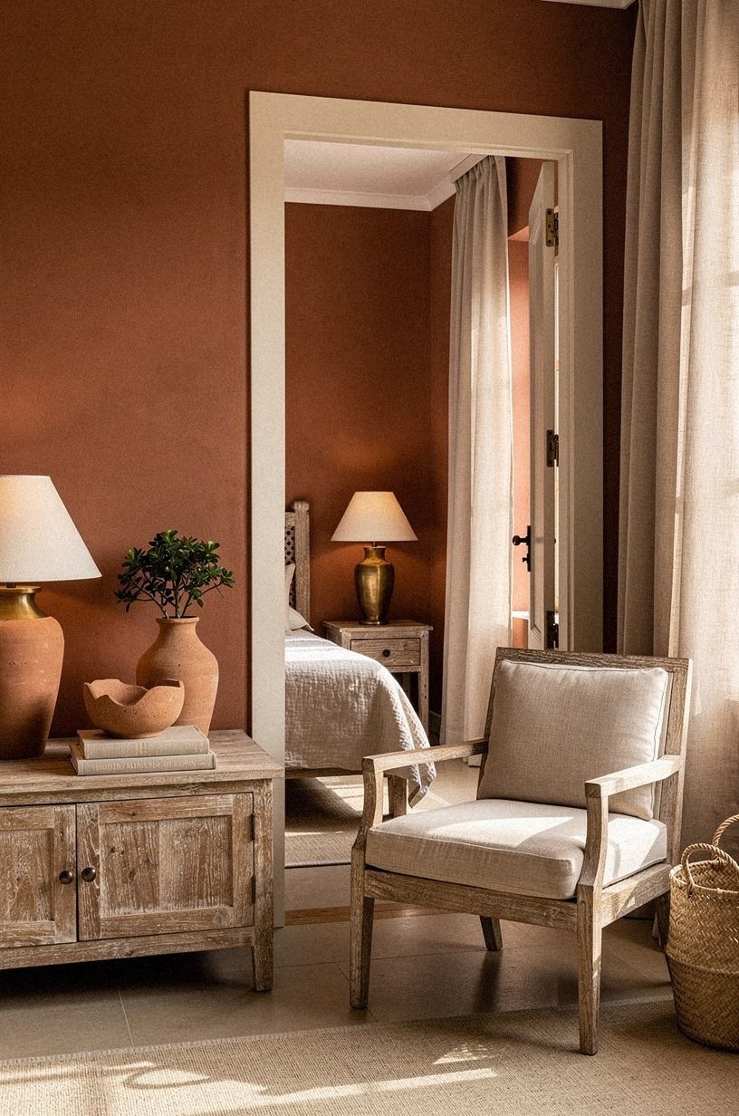 Warm the Palette with Terracotta Details