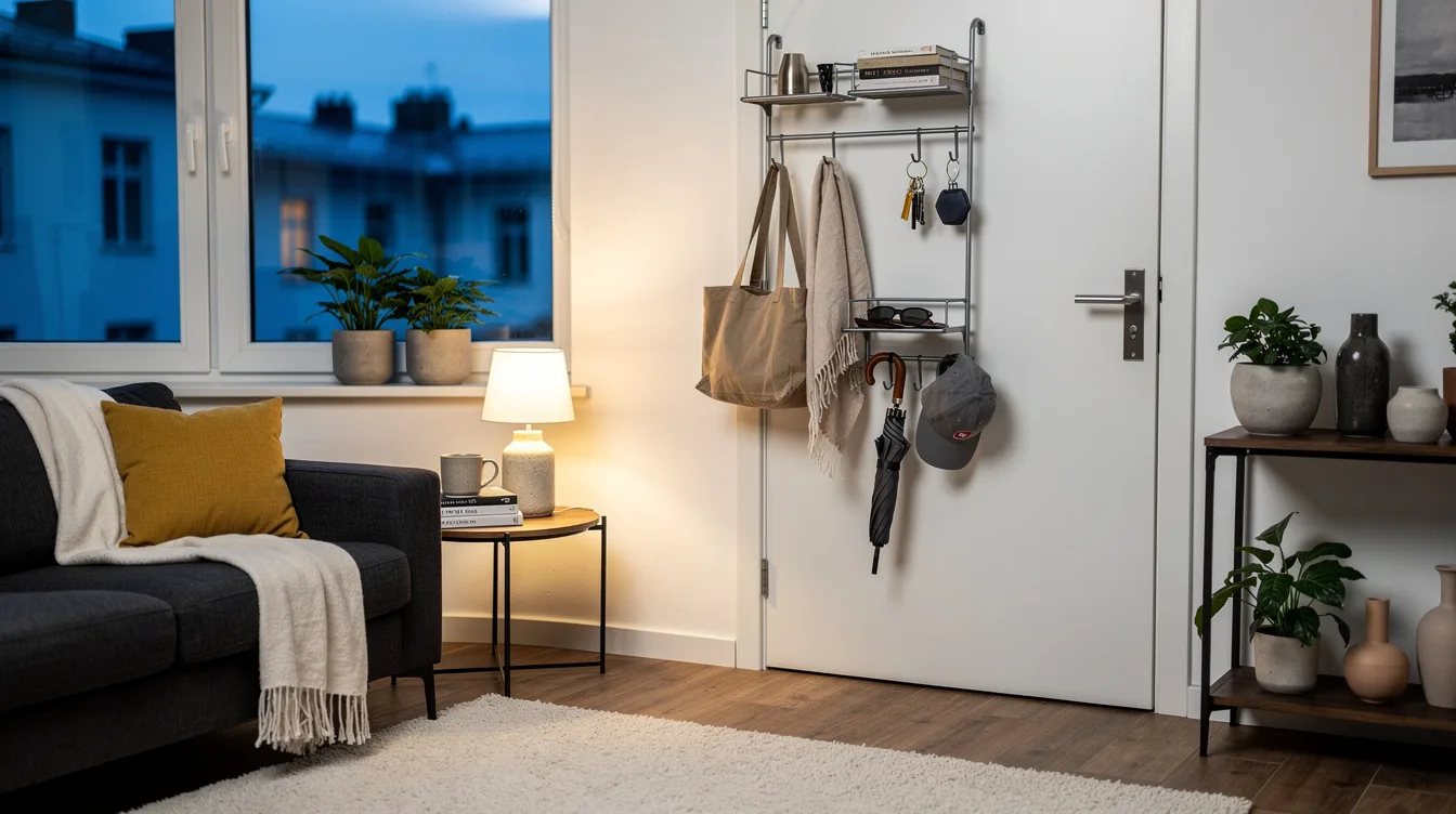 Hang Accessories From a Metal Rack