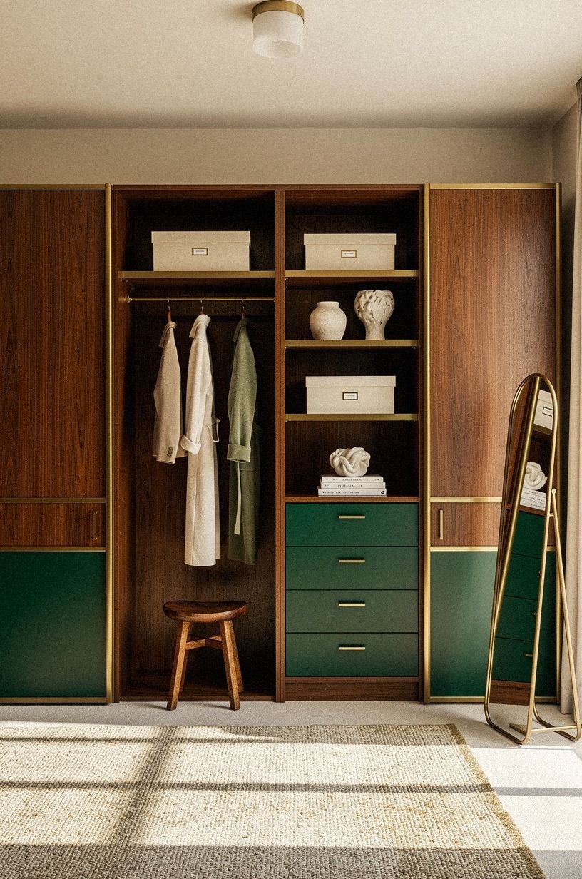 Float a Modular Wall for Spare Room Dressing Room Ideas