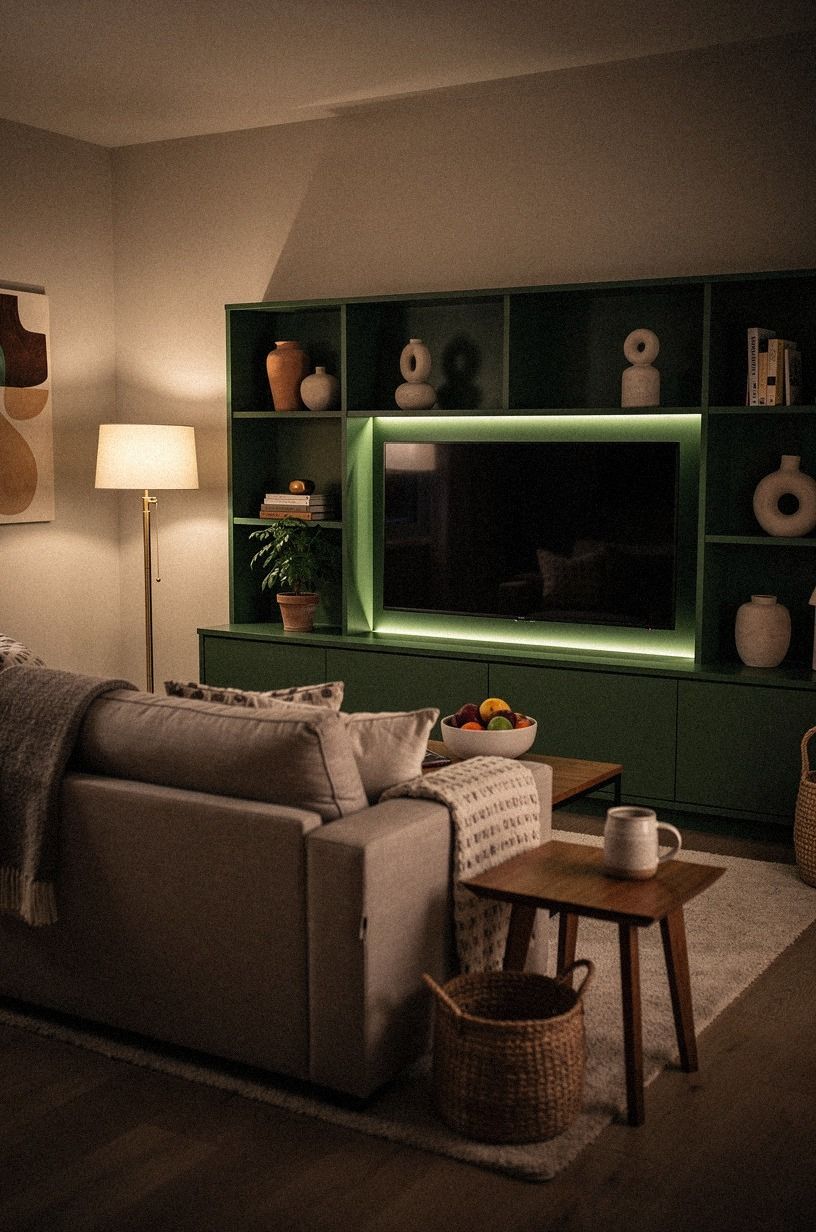 Mix the TV Room Design with One Personal Object