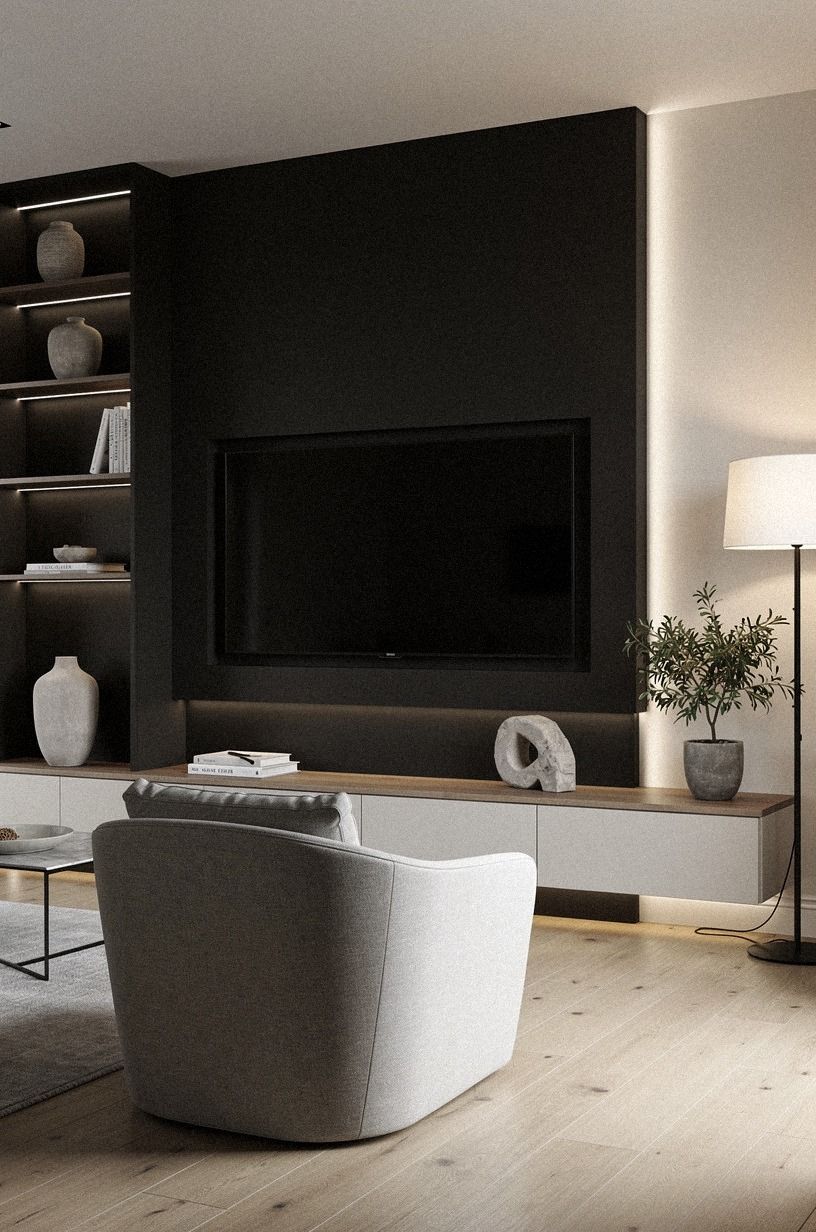 Should the Adjacent Walls Stay Light?