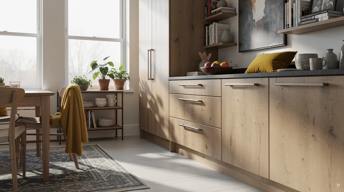 Replace Decorative Pulls With Straight Bars