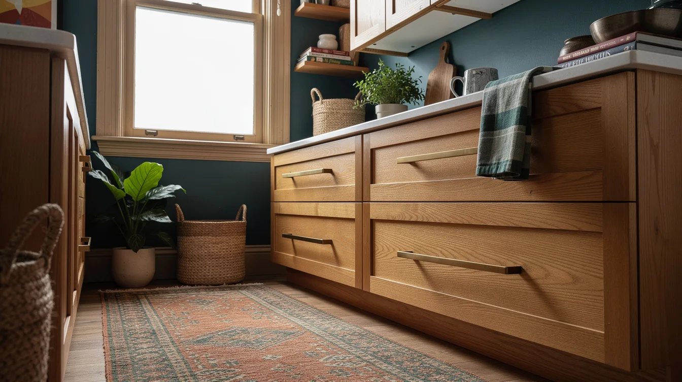 Use Appliance Pulls on Deep Drawers
