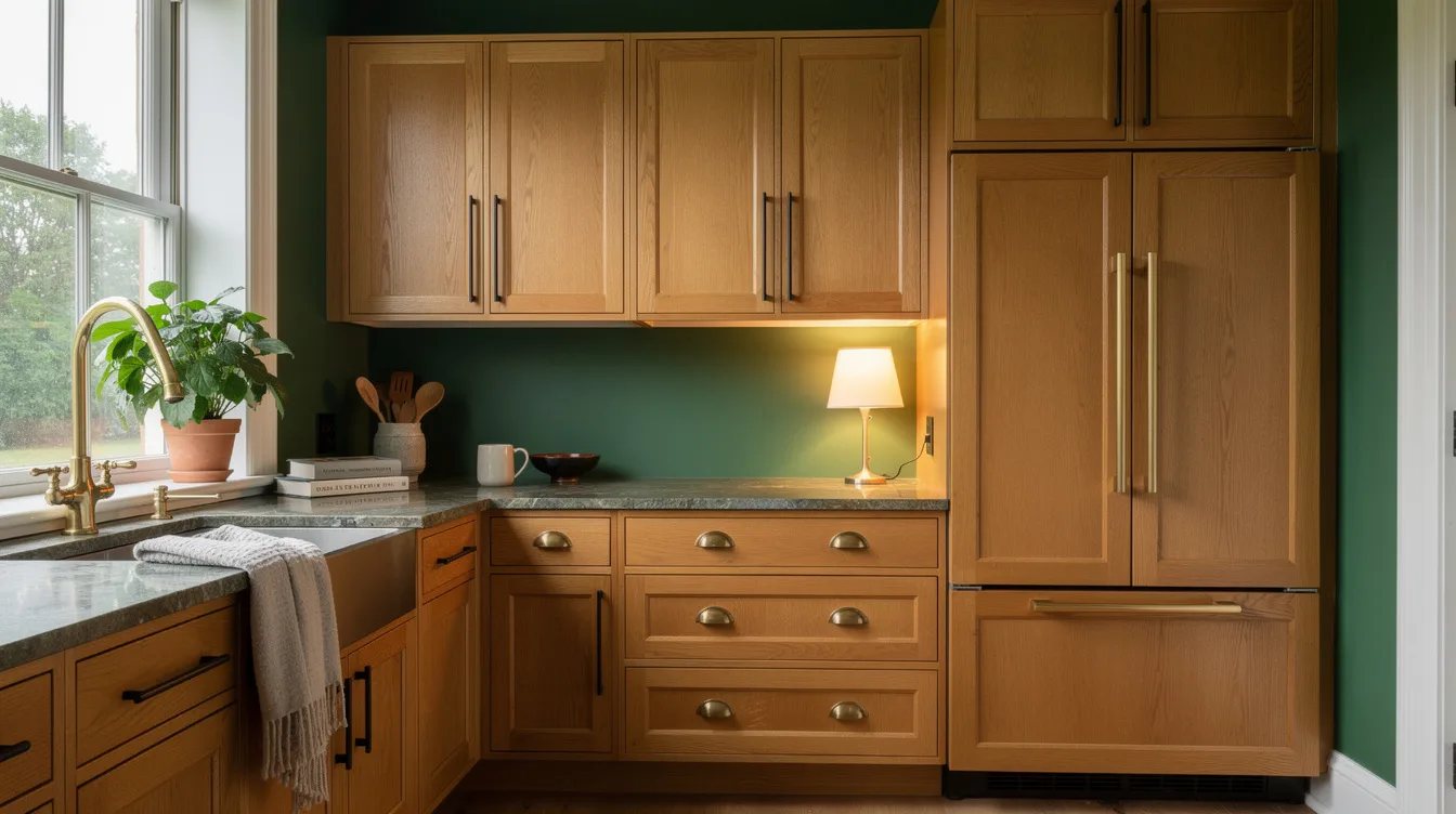 Oak Cabinets Feeling Dated? 14 Home Depot Hardware Swaps Fix That