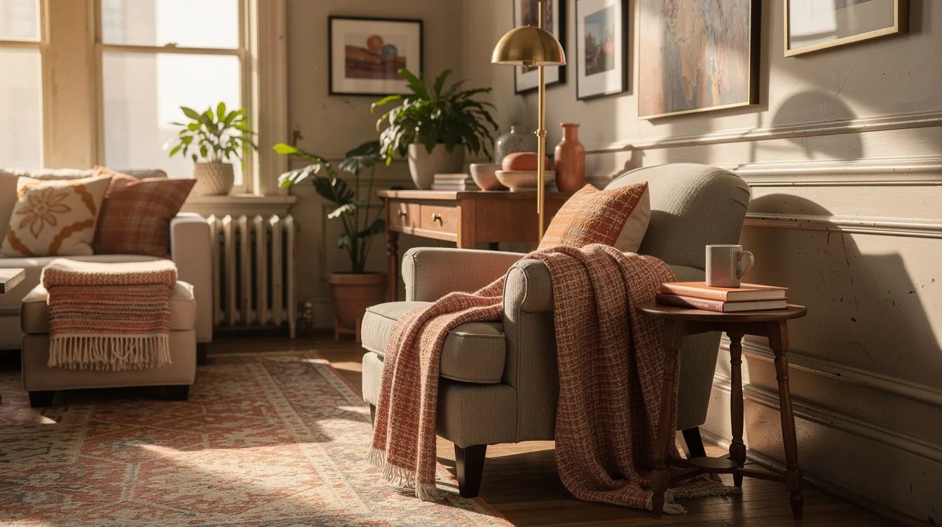 Drape a Cotton Throw
