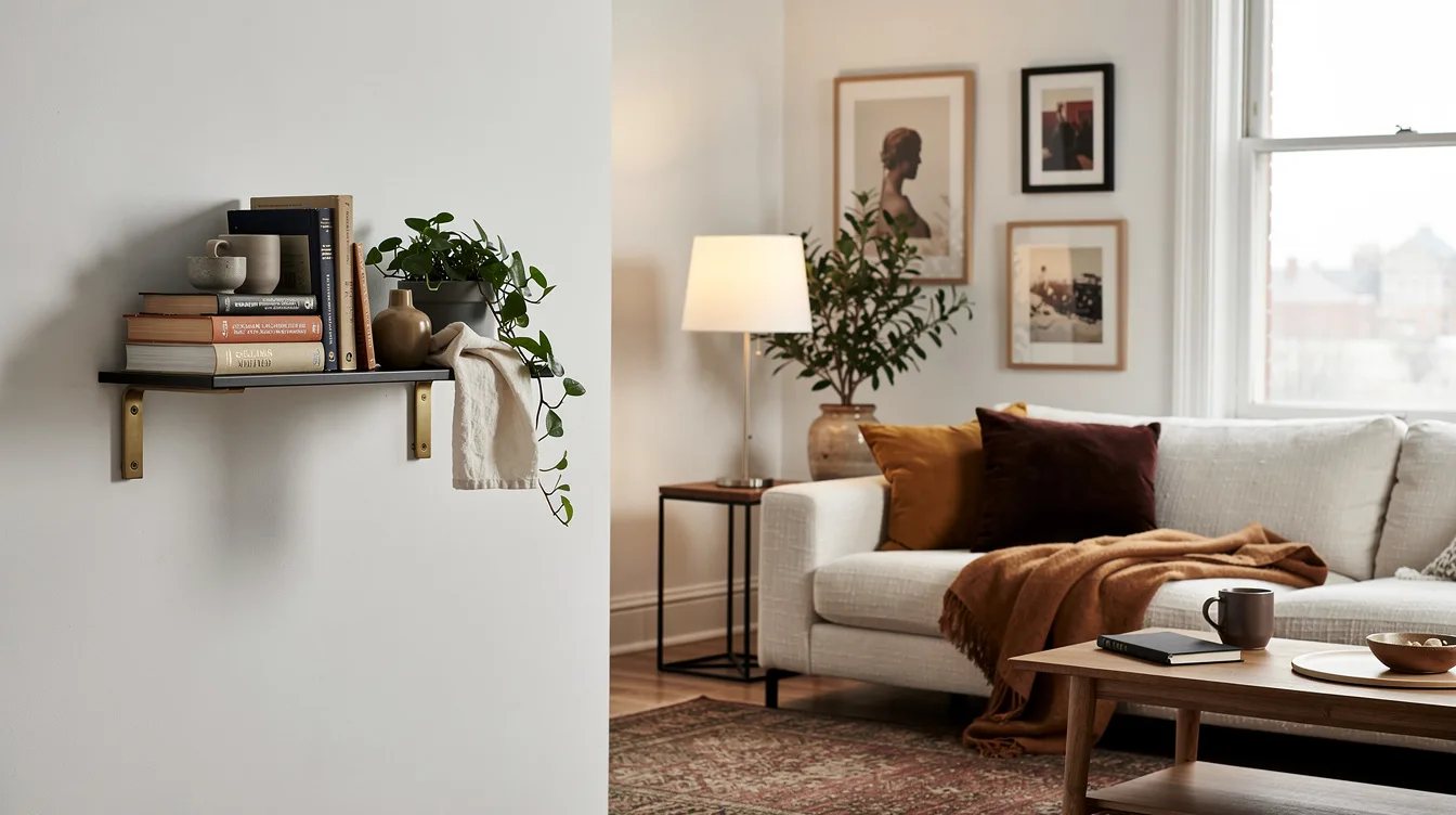 Add a Slim Metal Shelf