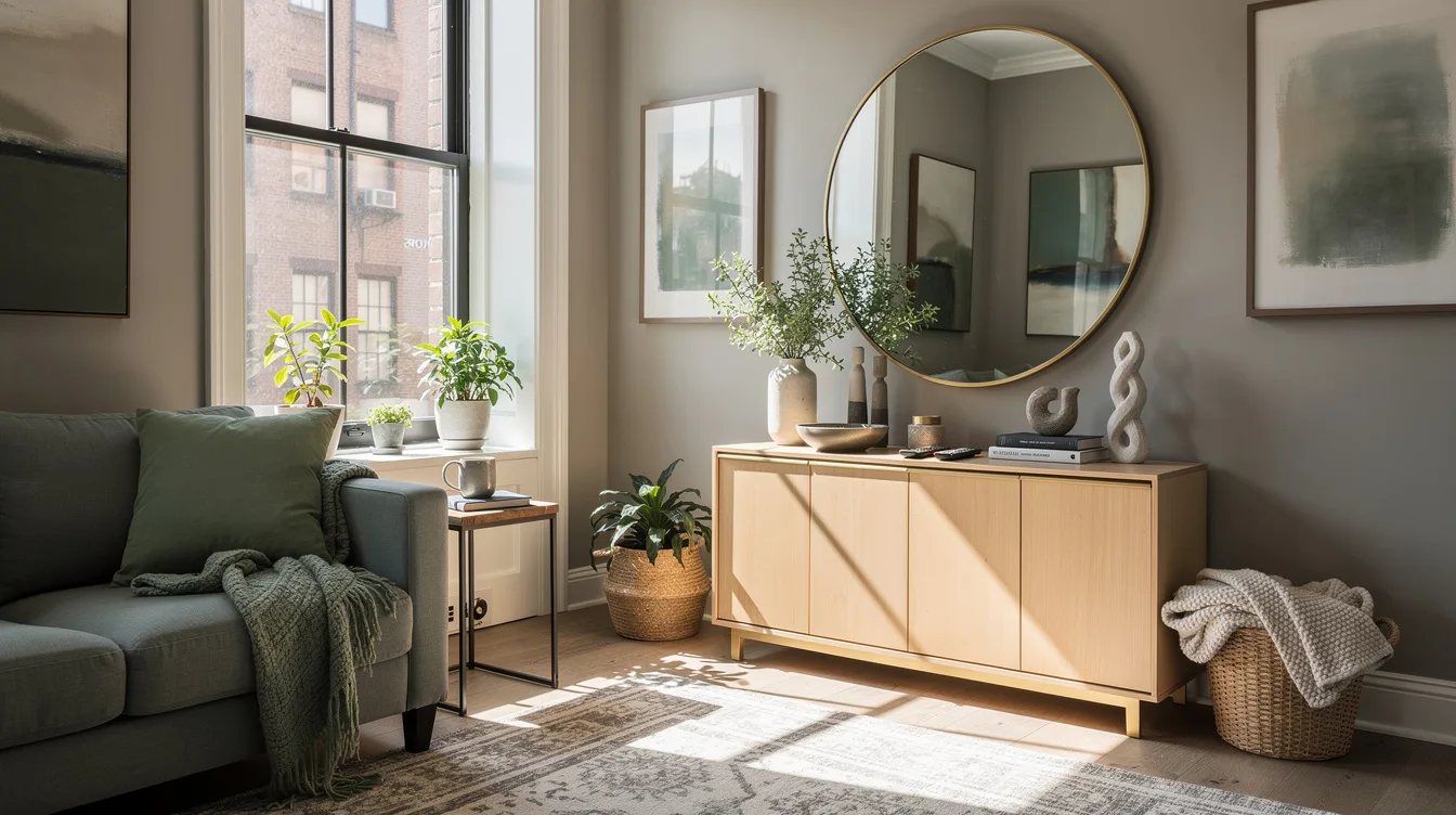 Finish With a Round Mirror